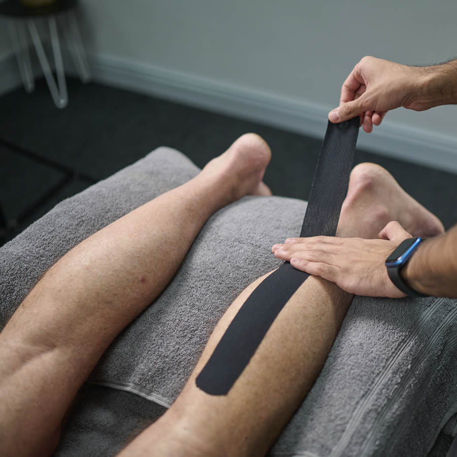 Physiotherapy rehabilitation exercise at Brookwood Physio